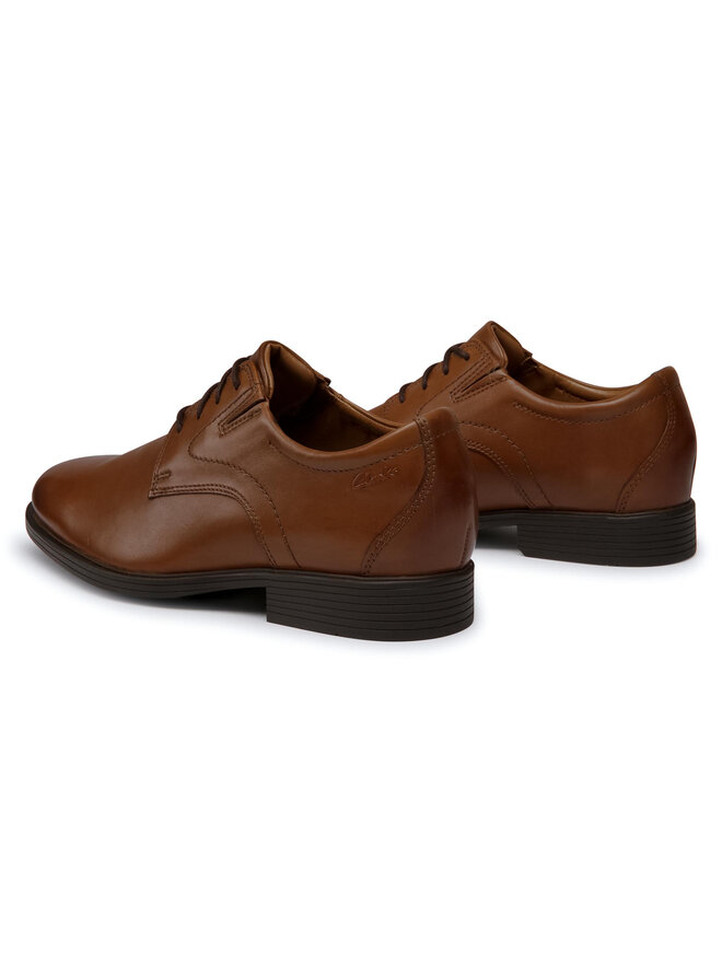 Clarks Nizki čevlji Clarks Whiddon Plain 261529197 Rjava
