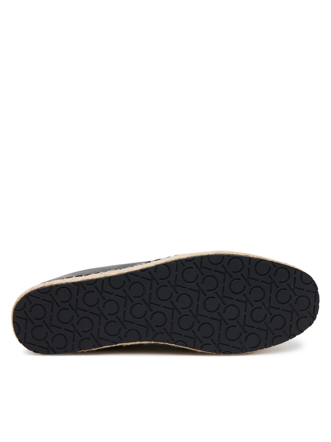 Calvin Klein Espadrilky Calvin Klein Espadrille W/Ck Hw - Lth HW0HW02390 Černá