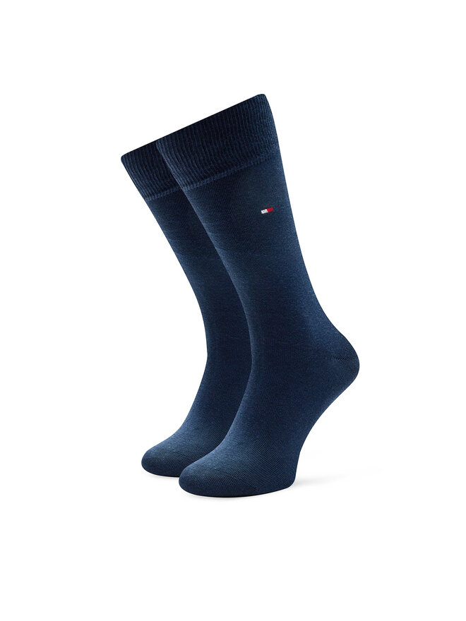 Tommy Hilfiger Zestaw 2 par wysokich skarpet męskich Tommy Hilfiger 371111131 Granatowy