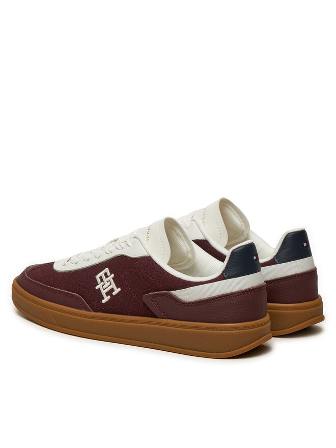 Tommy Hilfiger Sneakers Tommy Hilfiger Heritage Sneaker Perf FW0FW08380 Dunkelrot