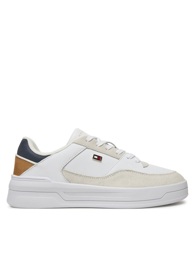 Tommy Hilfiger Sneakersy Tommy Hilfiger Essent Basket FW0FW08615 Biały
