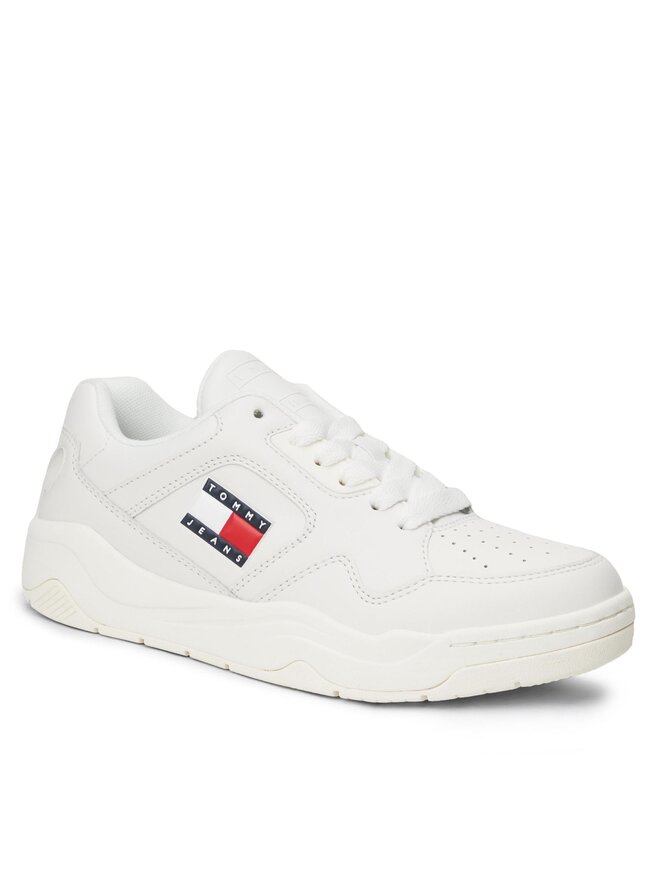 Tommy Jeans Αθλητικά Tommy Jeans Tjw New Basket Sneaker Lc EN0EN02524 Εκρού