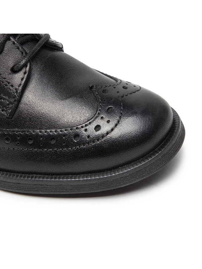 Richelieus Derbies Geox J Agata D J8449D 00043 C9999 S Noir chaussures