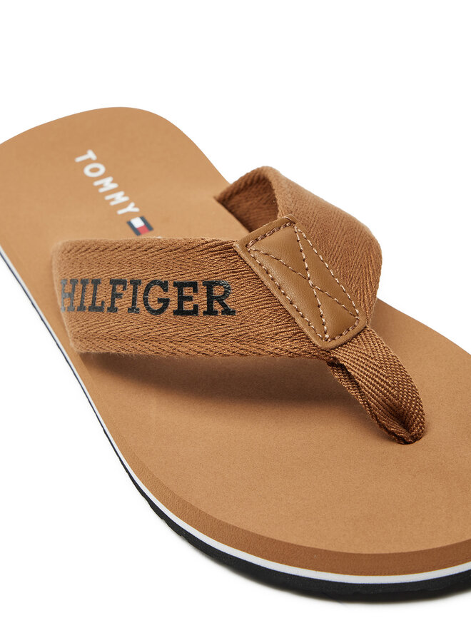 激安超特価 最大80%オフ  Japonki Tommy Hilfiger Monotype FM0FM05237 Brązowy | eobuwie フェイスジェル・ゲル