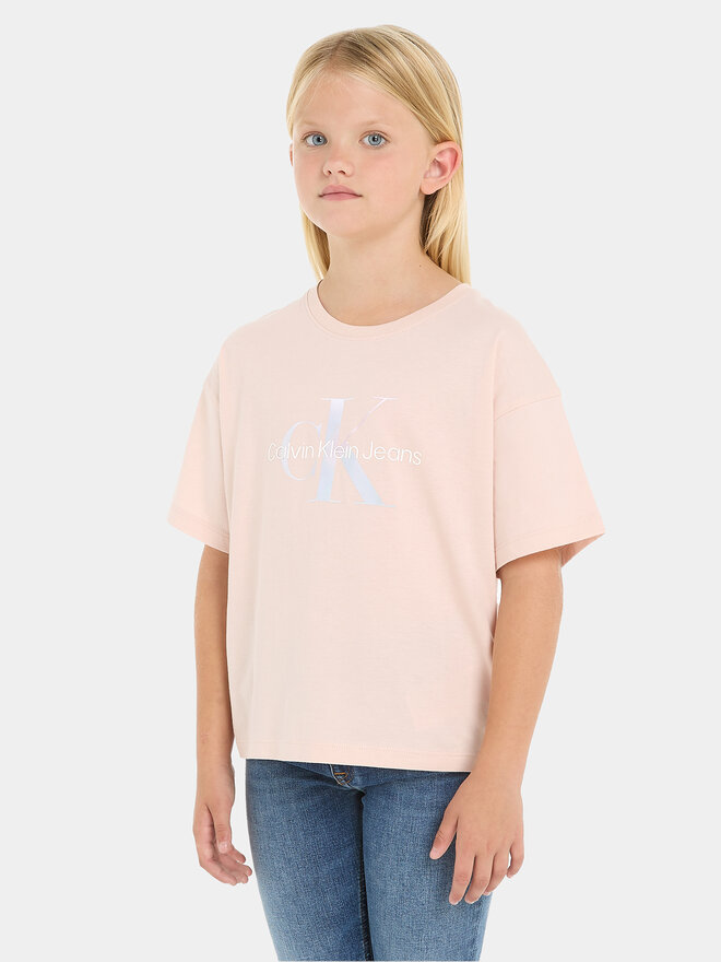 Calvin Klein Jeans Calvin Klein Jeans Camiseta Serenity IG0IG02434 Rosa Boxy Fit