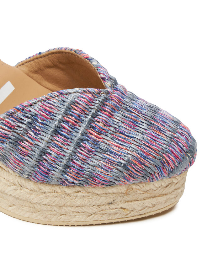 Manebi Еспадрильї Manebi Acapulco Heart-Shaped Wedge Espadrilles G 0.6 WH Рожевий