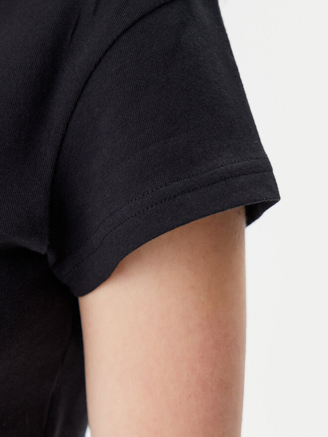 adidas adidas Camiseta Future Icons Small Logo Baby JE4000 Negro Slim Fit