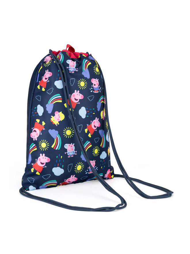 Peppa Pig Σακίδιο πλάτης πουγκί Peppa Pig ACCCS-AW24-108PP Σκούρο μπλε