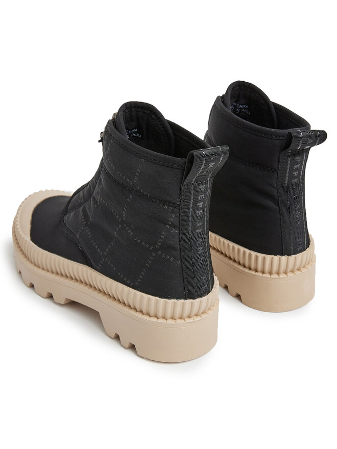 Pepe Jeans Škornji Pepe Jeans PLS50506 Črna