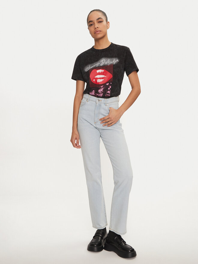 HUGO HUGO Camiseta 50524090 Negro Regular Fit