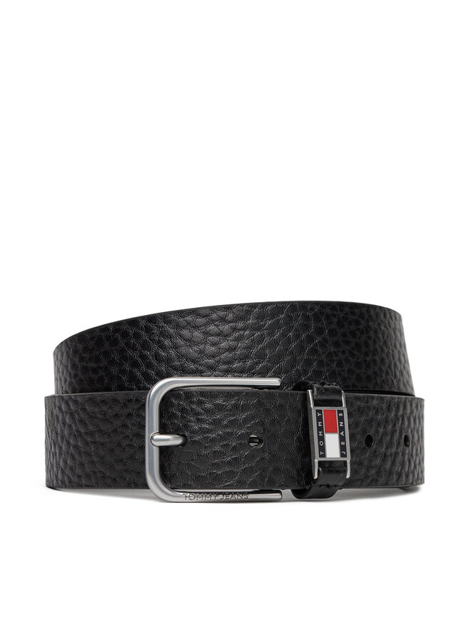 Tommy Jeans Ζώνη Ανδρική Tommy Jeans Tjm Scanton Texture 3.5 AM0AM13417 Μαύρο