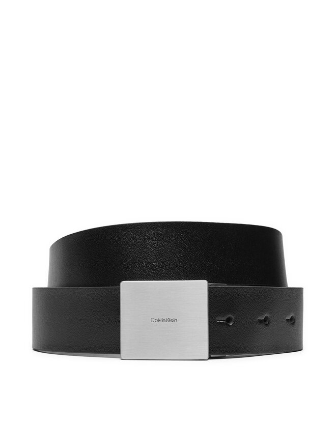 Calvin Klein Pánský pásek Calvin Klein Adj Casual Plaque 35mm K50K512660 Černá