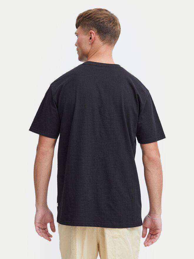 Solid Solid T-Shirt 21108237 Schwarz Regular Fit