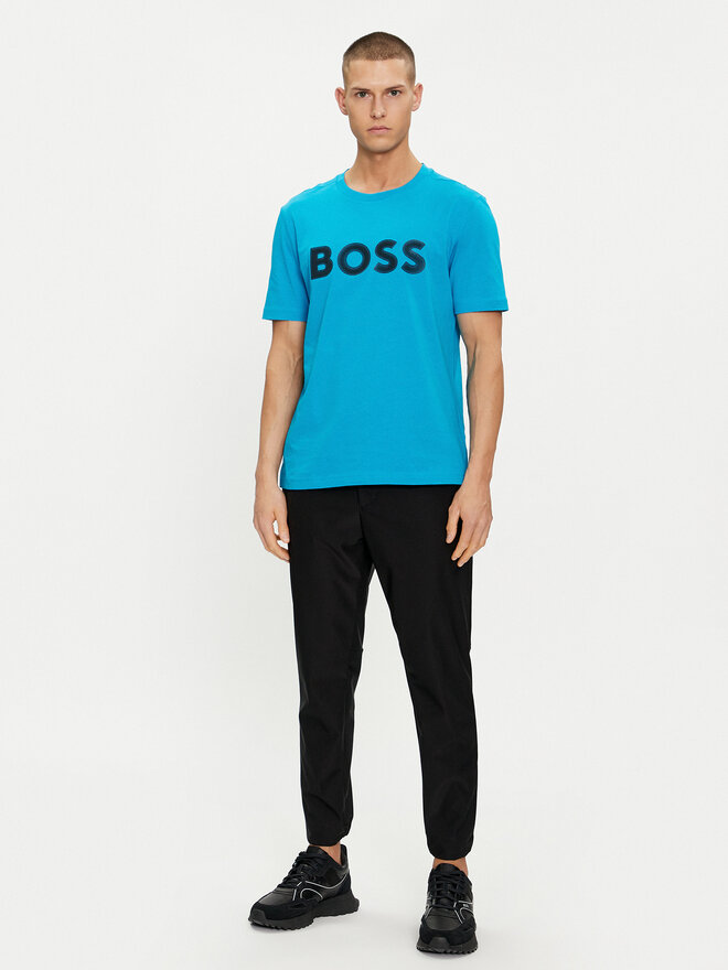 BOSS Boss Футболка 50512866 Голубий Regular Fit
