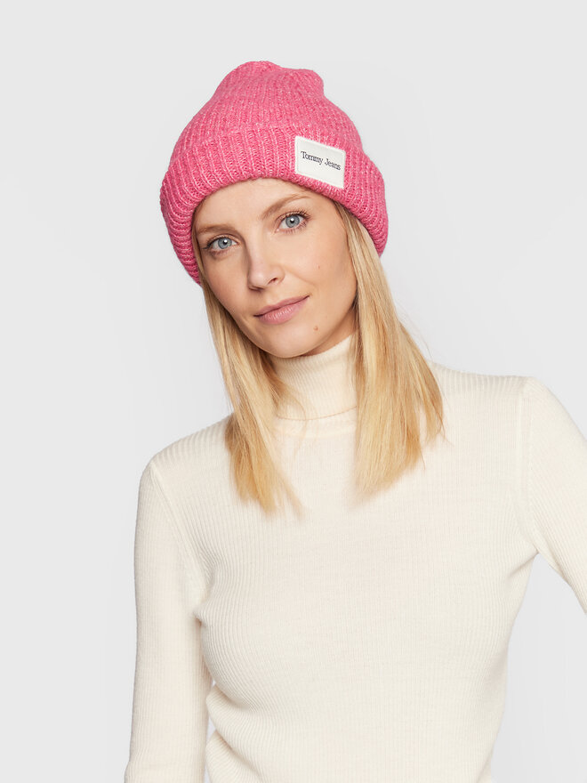 Tommy Jeans Σκούφος Tommy Jeans Elevated AW0AW14079 Ροζ