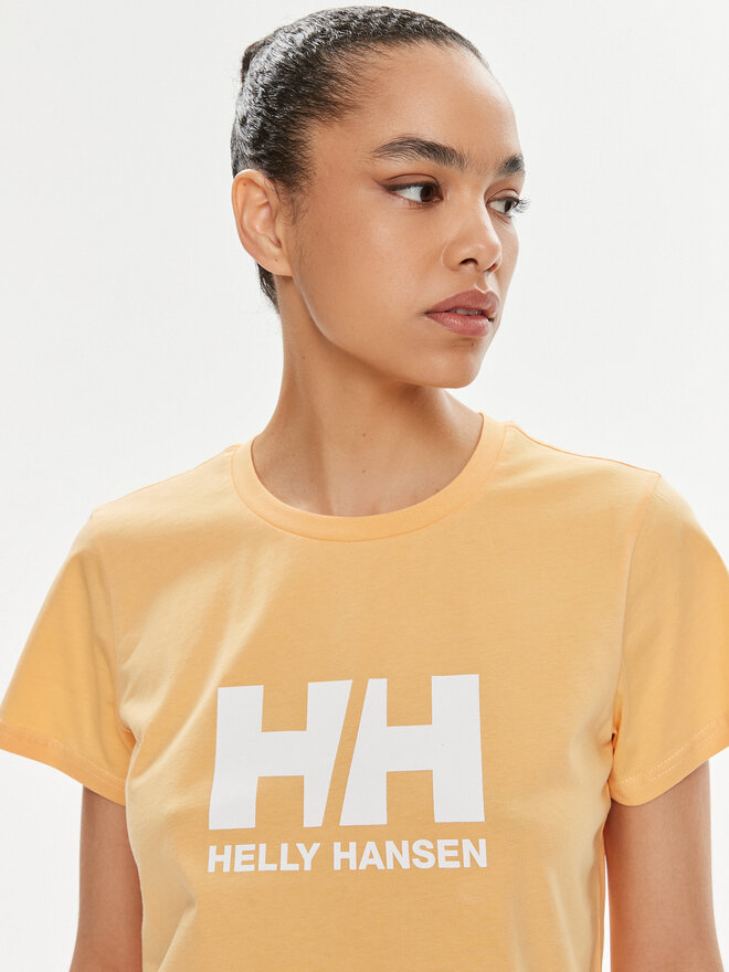 Helly Hansen Helly Hansen Marškinėliai W Hh Logo T-Shirt 2.0 34465 Oranžinė Regular Fit