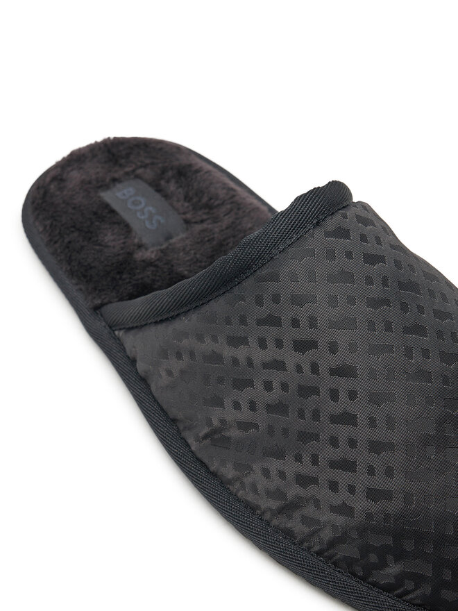 BOSS Pantuflas Boss Home 50529162 Negro