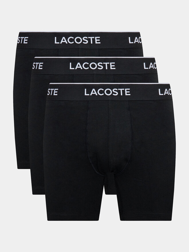 Lacoste Lacoste Σετ μποξεράκια 3 τμχ 6H3420 Μαύρο Regular Fit