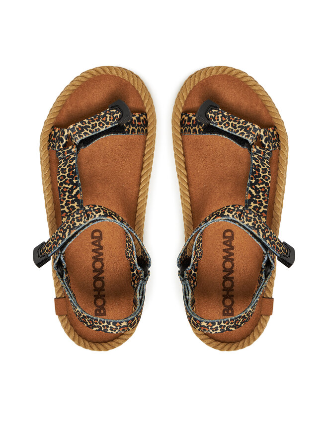 Bohonomad Sandalen Bohonomad Miami Elastic MIA.12-LEO Braun
