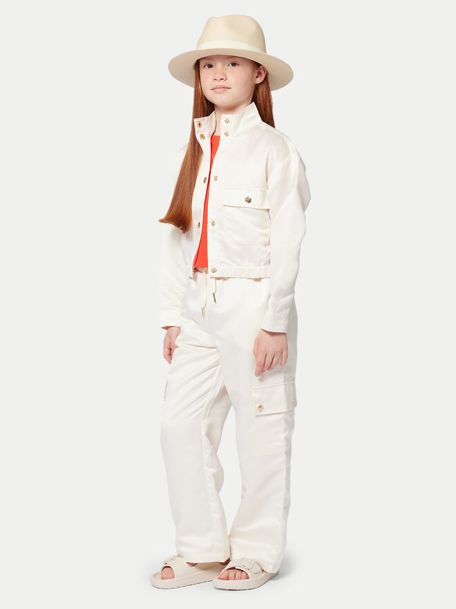 MICHAEL KORS KIDS Klobouk MICHAEL KORS KIDS R30418 Béžová