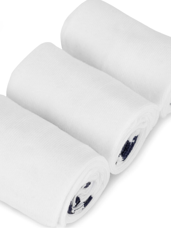Kappa Skarpety Kappa KR_ANKLE_SS25 (3-PACK) Biały