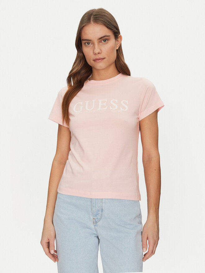 Guess Guess Camiseta V5GI15 J1314 Rosa Shirt Fit