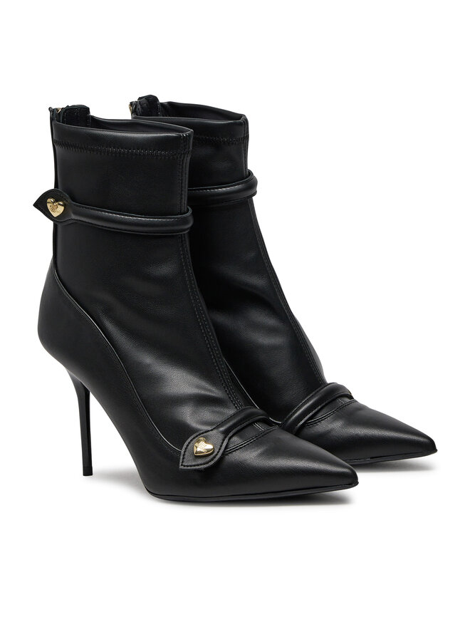 LOVE MOSCHINO Боти LOVE MOSCHINO JA21099G0LIEZ000 Черен