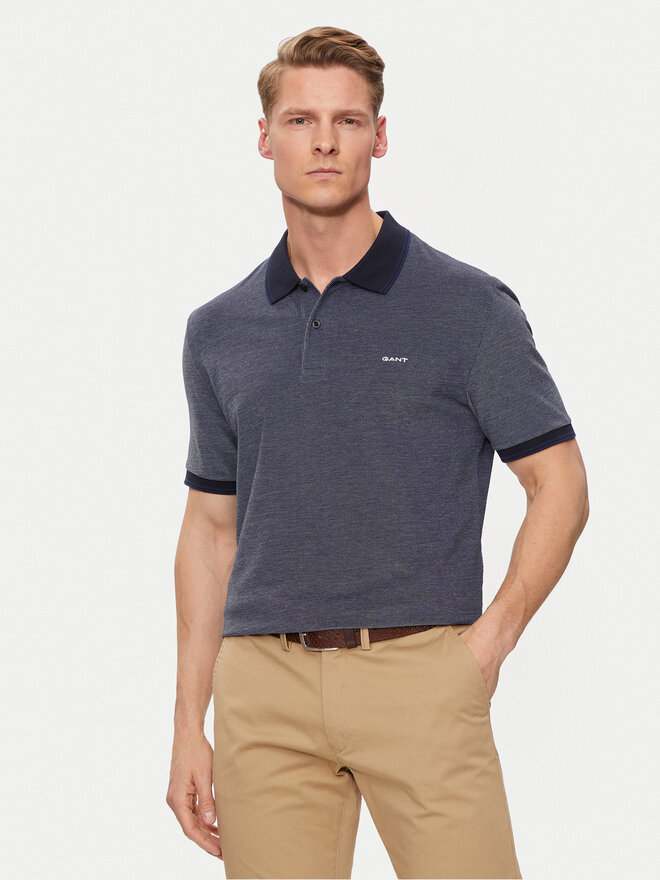 Gant Gant Poloshirt Oxford 2057029 Dunkelblau Regular Fit