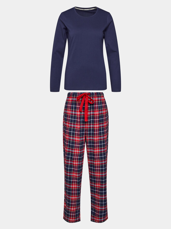 Selmark Selmark Pyjama The Big Family P7275 Dunkelblau Regular Fit