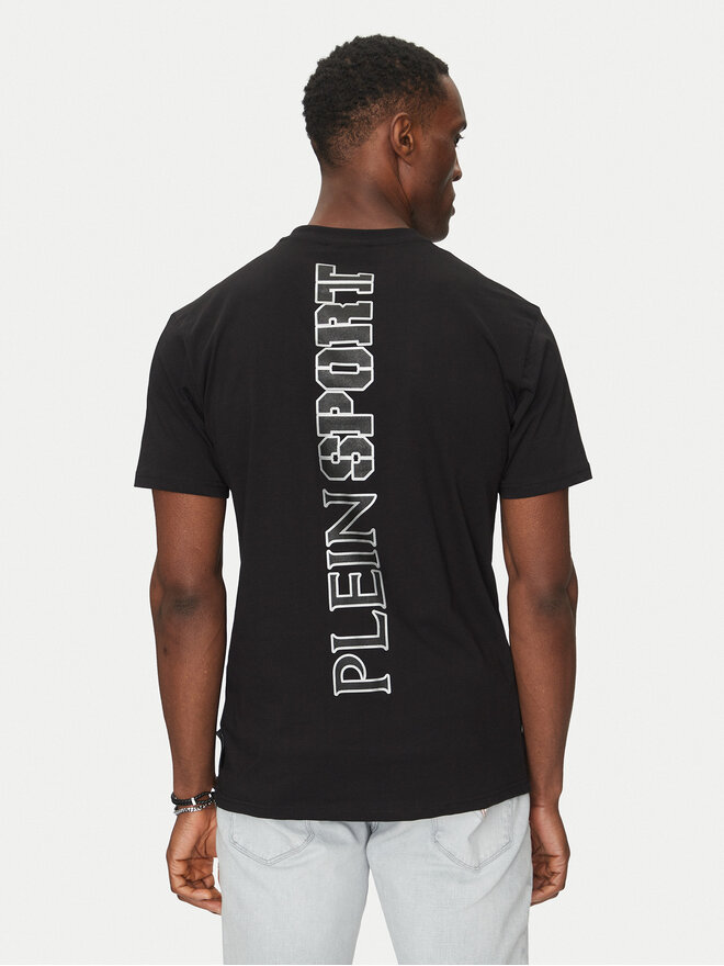 Plein Sport Plein Sport T-Shirt SAEC MTK8019 STE001N Μαύρο Regular Fit