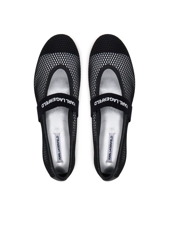KARL LAGERFELD Baleriny KARL LAGERFELD KL40125 Czarny