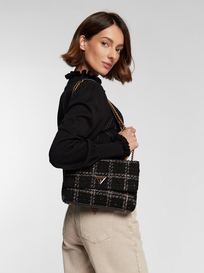 Guess Handtasche Guess Cessily (XT) HWXT76 79210 Schwarz