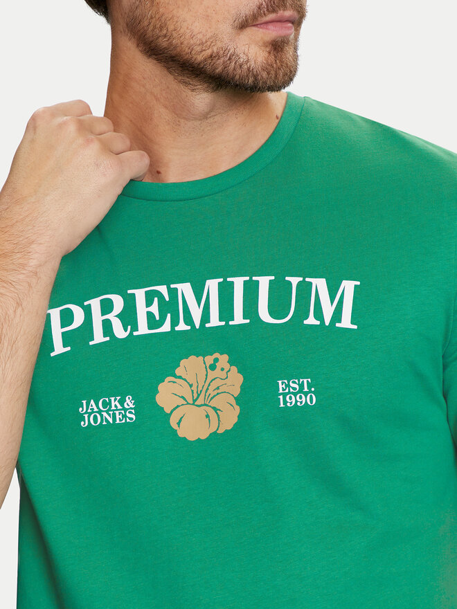 Jack&Jones Jack&Jones Marškinėliai Jprblaalfie 12259673 Žalia Regular Fit