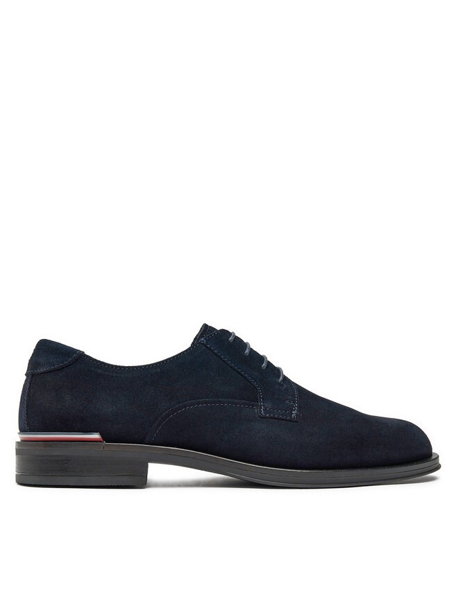 Tommy hilfiger black suede shoes discount