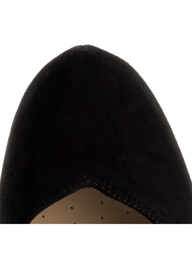 Clarks dalia rose black suede top