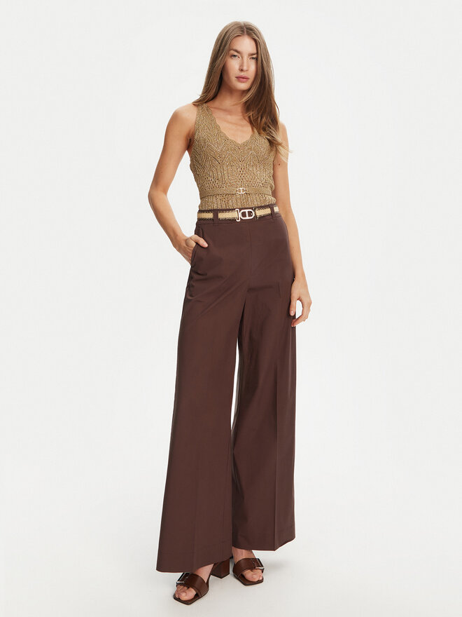 TWINSET TWINSET Top 251TT3195 Beige Slim Fit