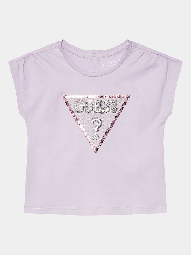 Guess Guess Camiseta K4GI11 K6YW4 Violeta Regular Fit