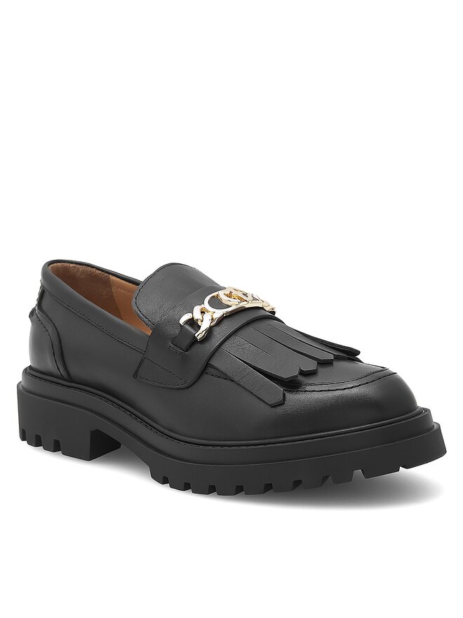 Eva Minge Loafersy Eva Minge ANGE-1018 Czarny