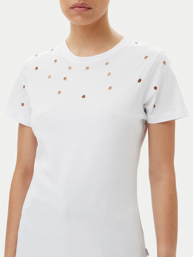 Silvian Heach Silvian Heach Camiseta GPP25070TS Blanco Regular Fit