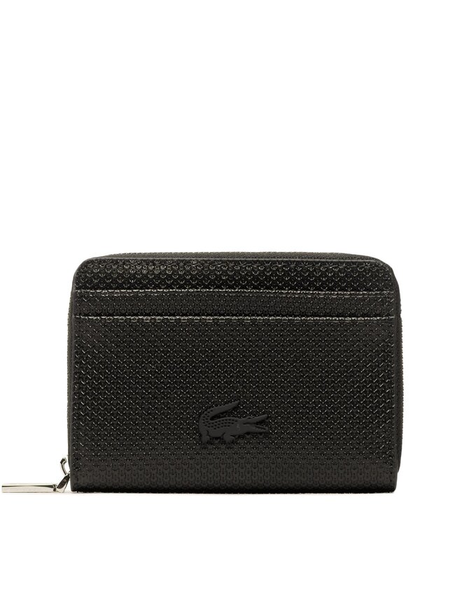 Portafoglio piccolo da donna Lacoste Xs Zip Coin Wallet NF3855KL Nero escarpe