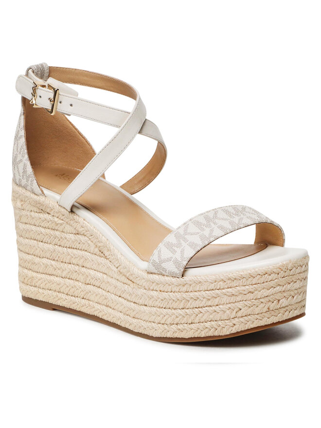 MICHAEL Michael Kors Espadrilles MICHAEL Michael Kors Serena Wedge Espadrille 40S2SEMS1B Weiß
