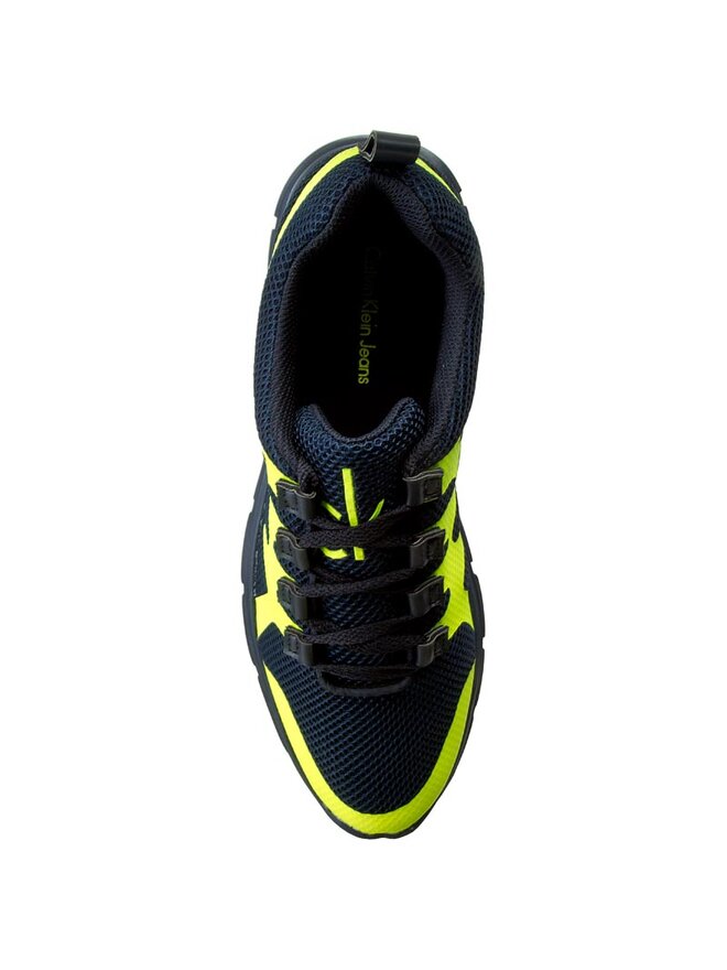 Calvin Klein Jeans Сникърси Calvin Klein Jeans Murphy SE8525 Navy/Yellow Fluo