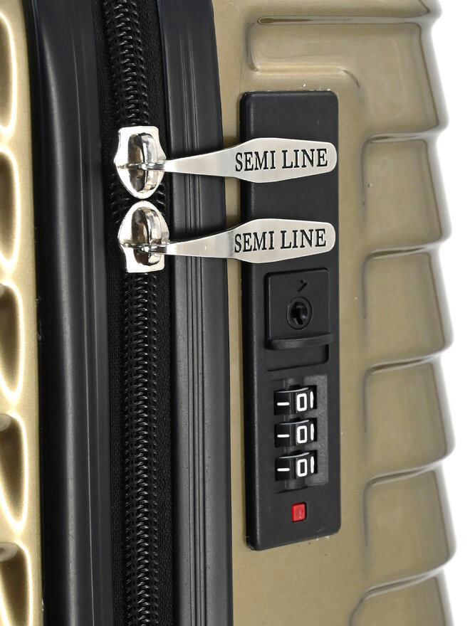 Semi Line Valigia media Semi Line T5763-2 Oro