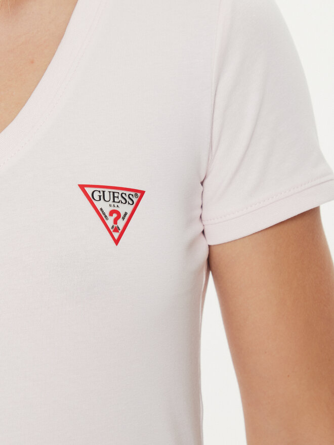 Guess Guess Camiseta W2YI45 J1314 Rosa Slim Fit