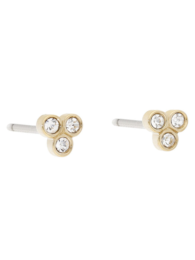 Fossil Ohrringe Fossil Trio Glitz JF04110710 Goldfarben