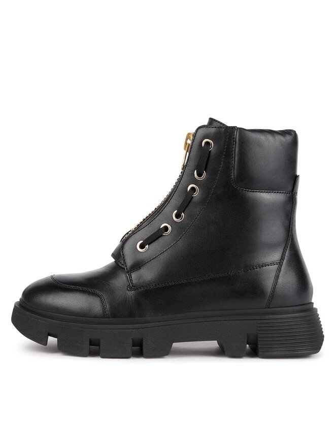 Geox Polokozačky Geox D Vilde D36UAB 00085 C9999 Černá