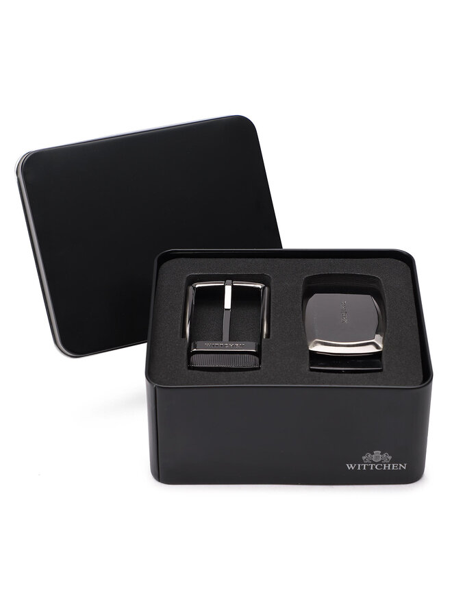 WITTCHEN Cinturón para hombre WITTCHEN 85-8-S01-12 Negro