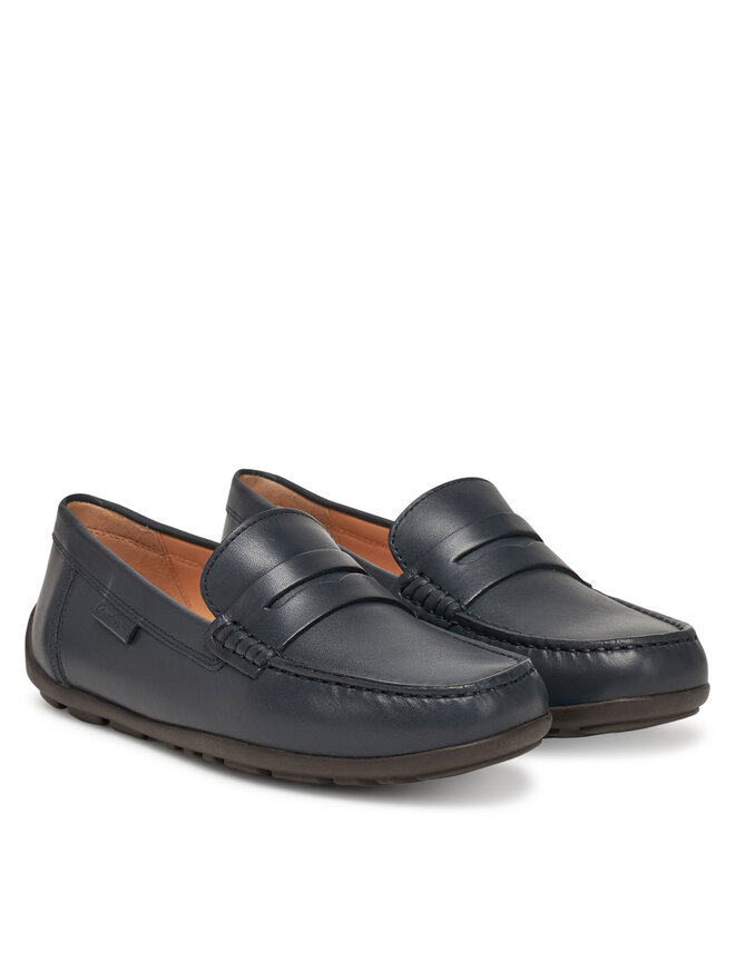 Geox Mokasyny Geox J New Fast J826CA 43 C4692 D Granatowy