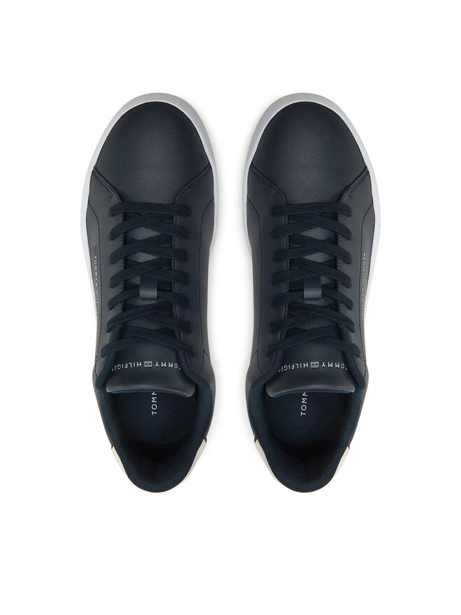 Tommy Hilfiger Sneakers Tommy Hilfiger Th Court Lth Detail Ess FM0FM05367 Dunkelblau