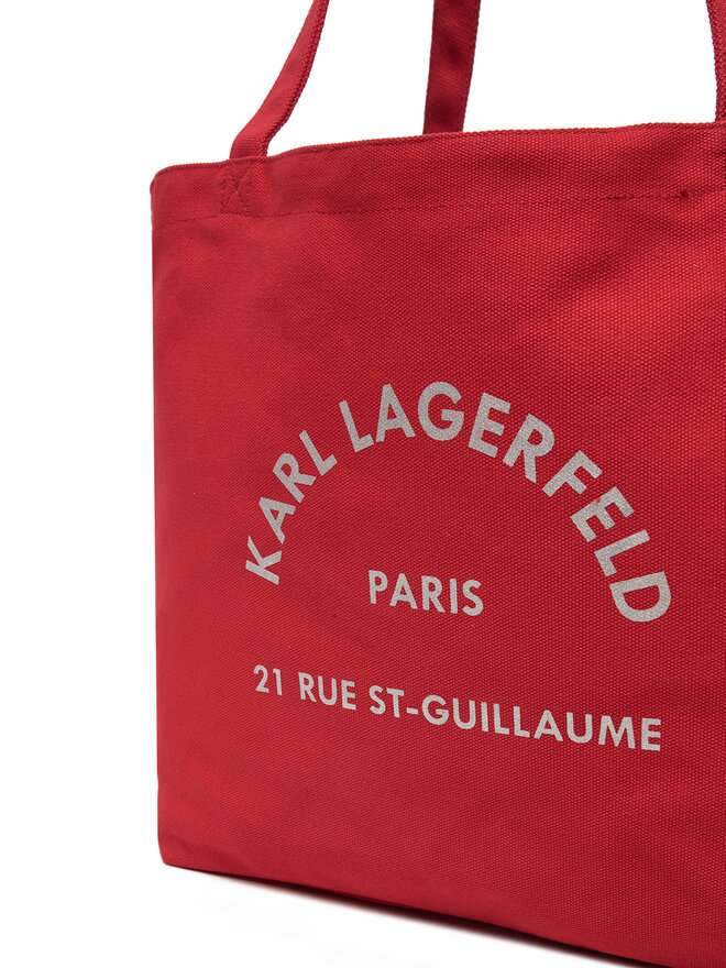KARL LAGERFELD Torebka KARL LAGERFELD A1W50006 Czerwony